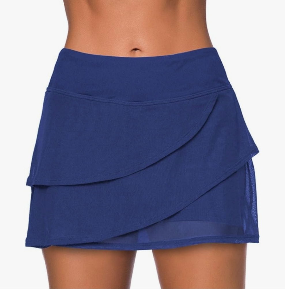 Blue Swim Skirt